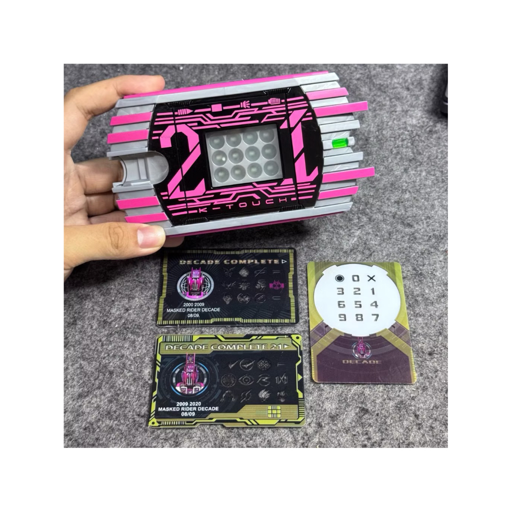 K-Touch 21 - Bộ Decade Completed cho Rider Decade  kèm 3 thẻ kamen rider decade hiệp sĩ mặt nạ thế k