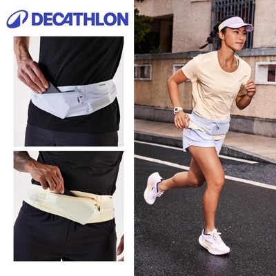 Túi đeo hông chạy bộ kiprun comfort 2 đen, 5 ngăn Decathlon KIPRUN mã 8759941