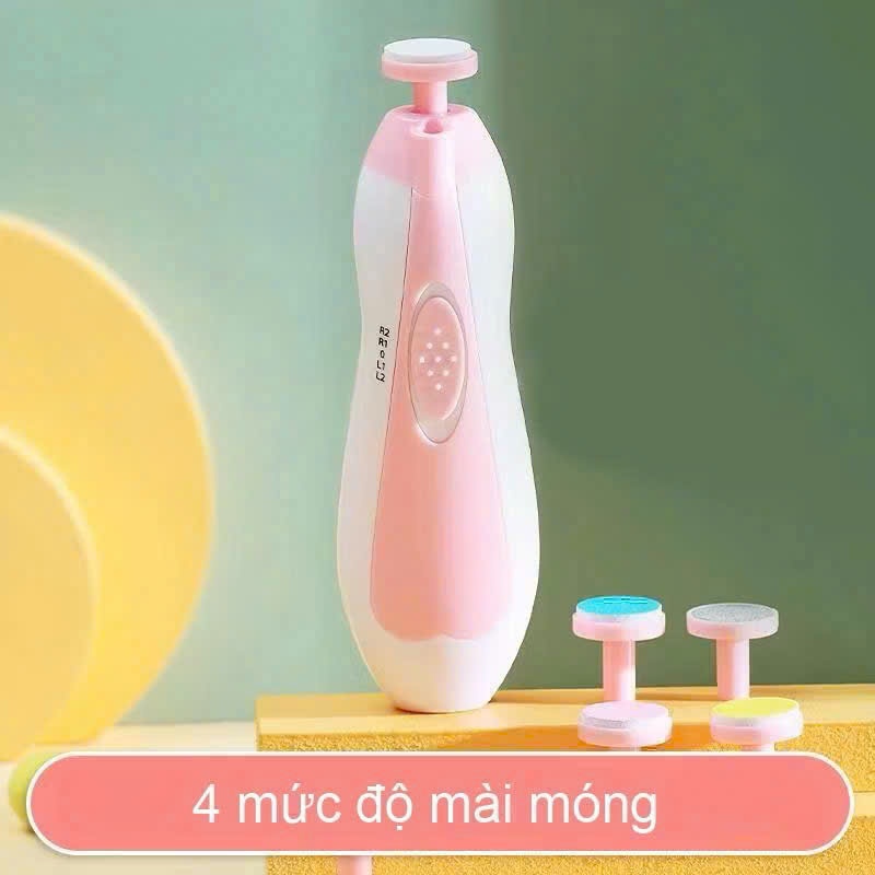 Mài Móng Cho Bé, Máy Cắt Dũa Móng Tay An Toàn Cho Trẻ Em Và Người Lớn [Tặng Kèm Pin]