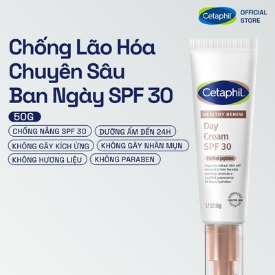 [SVIP] Kem dưỡng chống lão hóa ban ngày SPF 30 cho da nhạy cảm CETAPHIL HEALTHY RENEW DAY CREAM SPF30 50GR