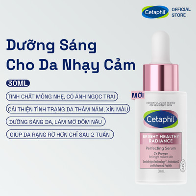 [SVIP] Serum dưỡng sáng da và làm mờ đốm nâu Cetaphil Bright Healthy Radiance Perfecting Serum 30ml