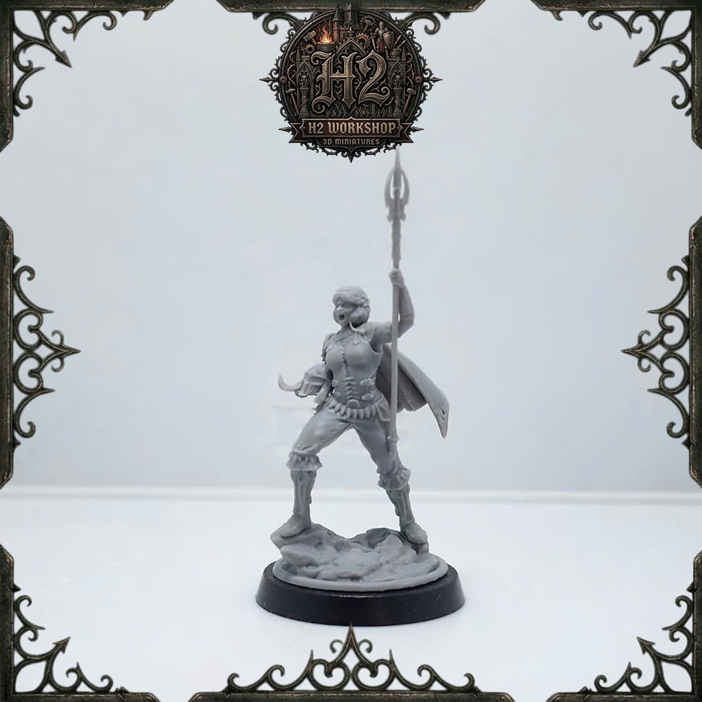 [Mô hình in 3D] Mô hình DnD lớp nhân vật cận chiến - Barbarian 001