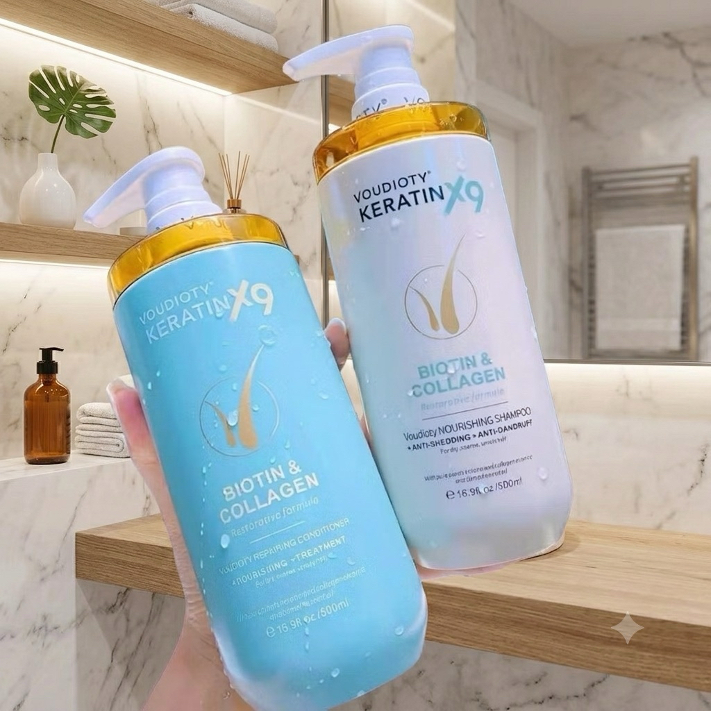 Gội Xả X9 Keratin collagen 500ml