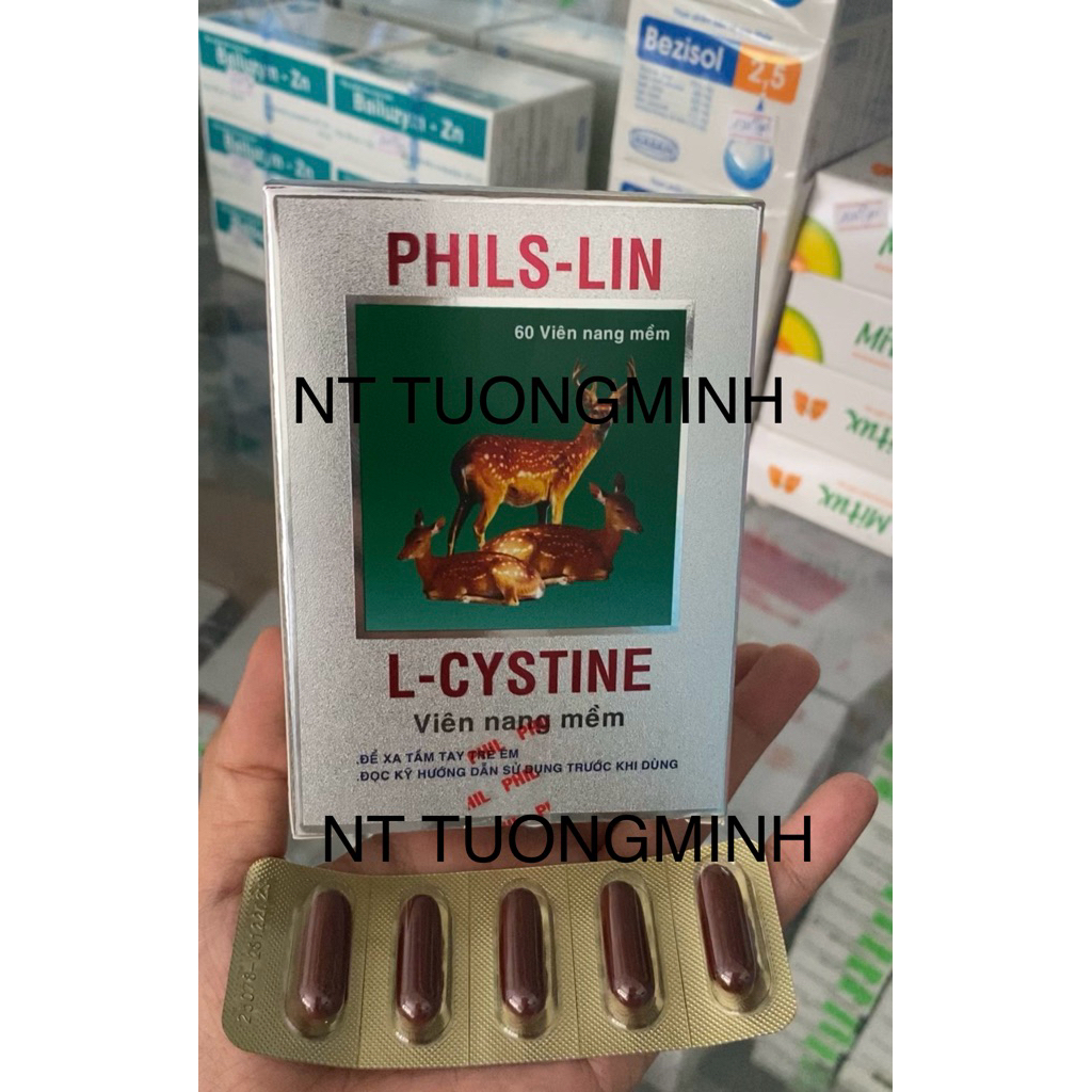 [LẺ 30 VIÊN] L-Cystine Phils Lin - Quà Tặng Phái Đẹp Dưỡng Da, Tóc