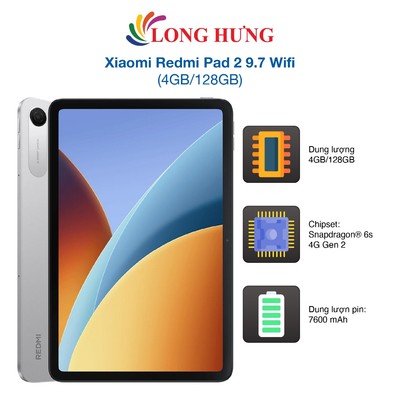 Máy tính bảng Xiaomi Redmi Pad 2 9.7 Wifi (4GB/128GB) - Hàng chính hãng
