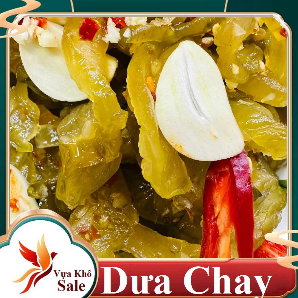 500gr Dưa mắm chay từ dưa gang đậm đà đưa cơm, Vị chua ngọt đậm đà, giòn giòn xen chút cay nhẹ