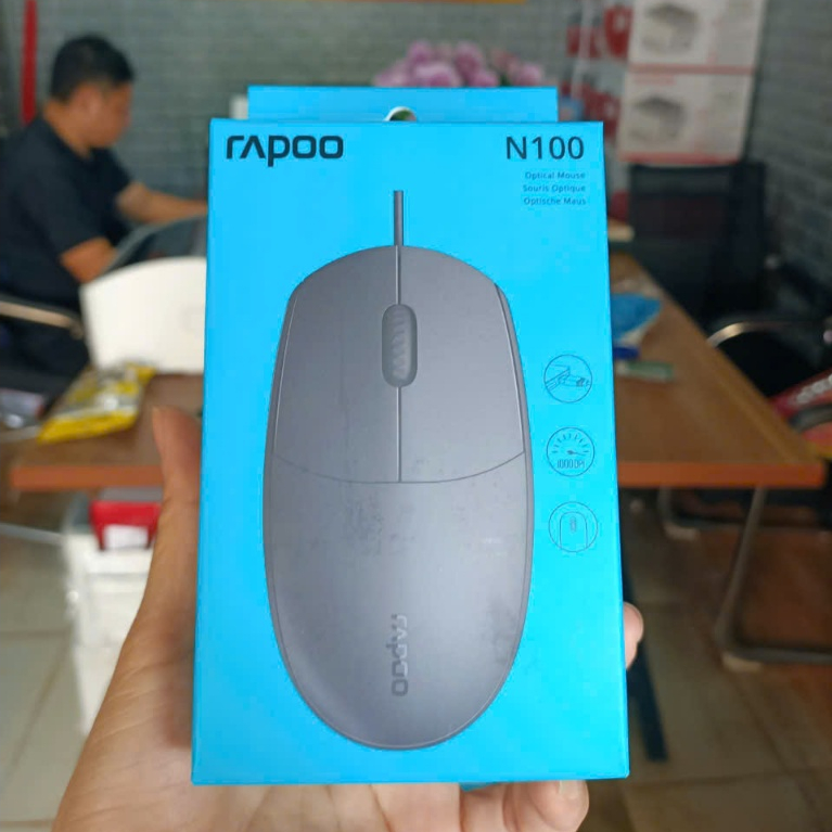 Chuột máy tính rapoo - Chuột máy tính có dây rapoo - Chuột máy tính giá rẻ cho máy tính, laptop