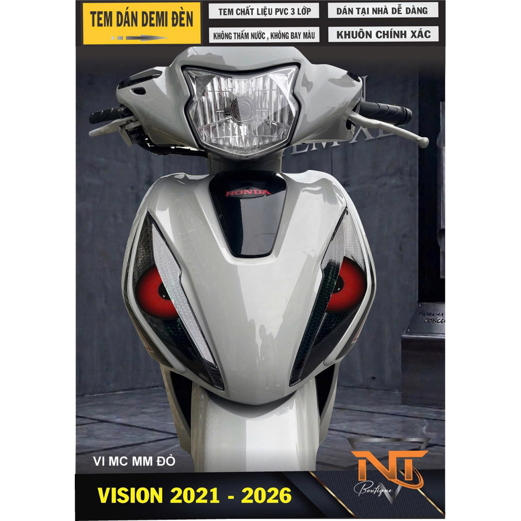 tem dán Demi giả Audi đèn vision 2021 đến 2026