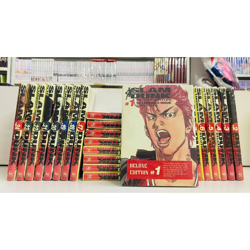 Truyện tranh: Slam dunk (full bộ 24 tập, 2 bìa, seal)