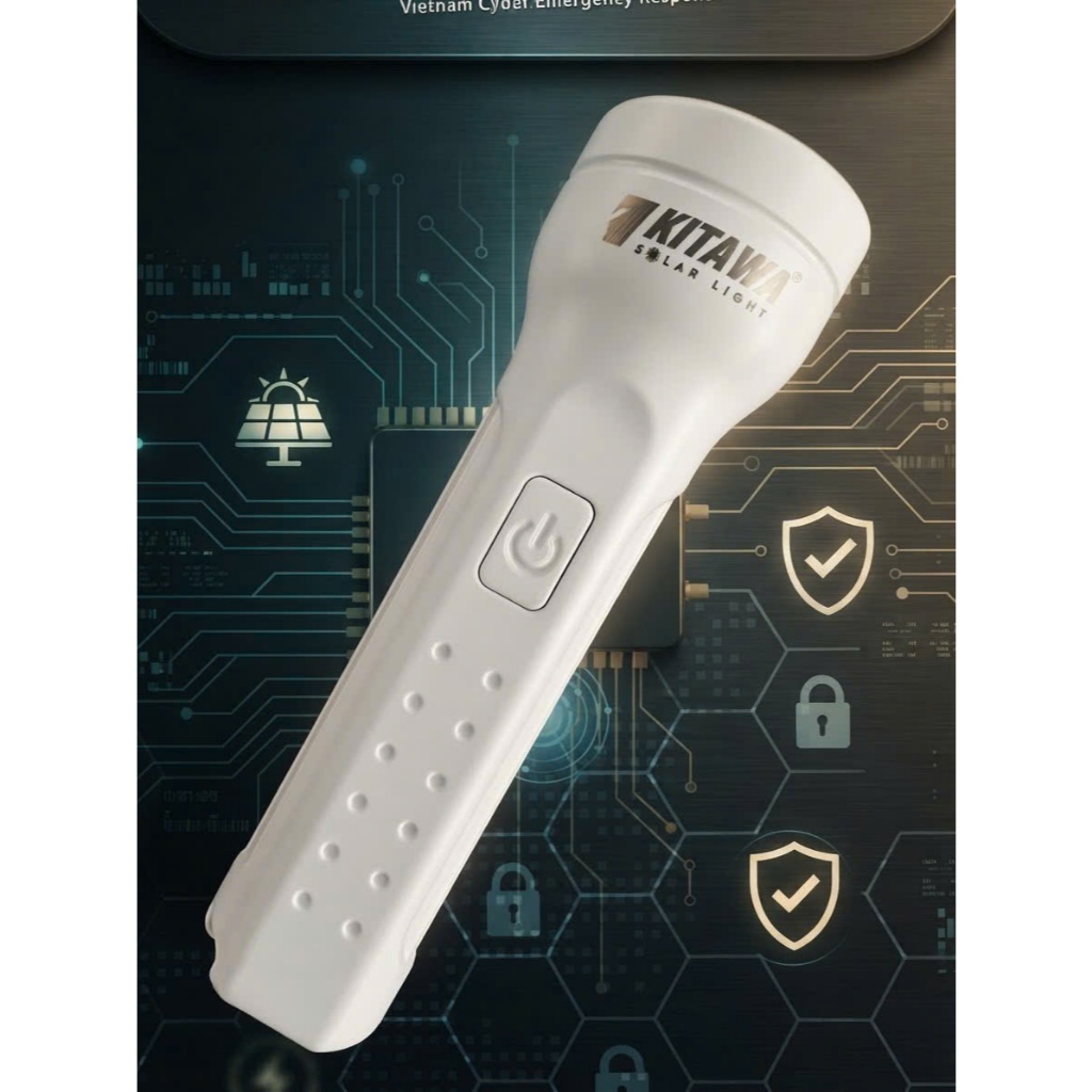 [ QUÀ TẶNG ] ĐÈN PIN MINI KITAWA TRẮNG - ĐEN