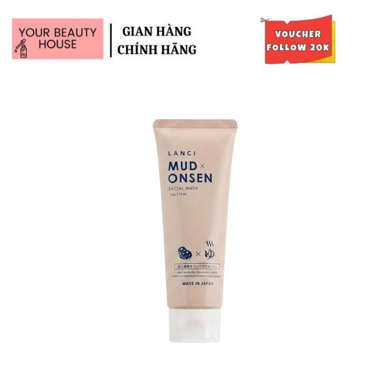 [Lanci] Sữa Rửa Mặt Mud x Osen Facial Wash Bùn Khoáng Chăm Sóc Da 100g