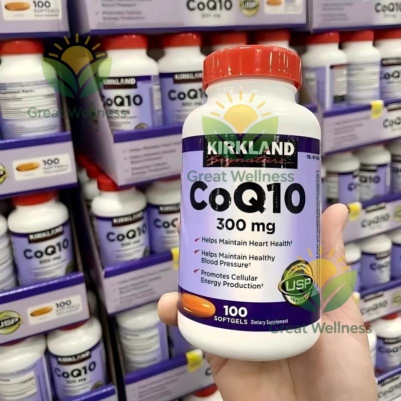 Viên uống hỗ trợ tim mạch CoQ10 300mg Kirkland 100 viên