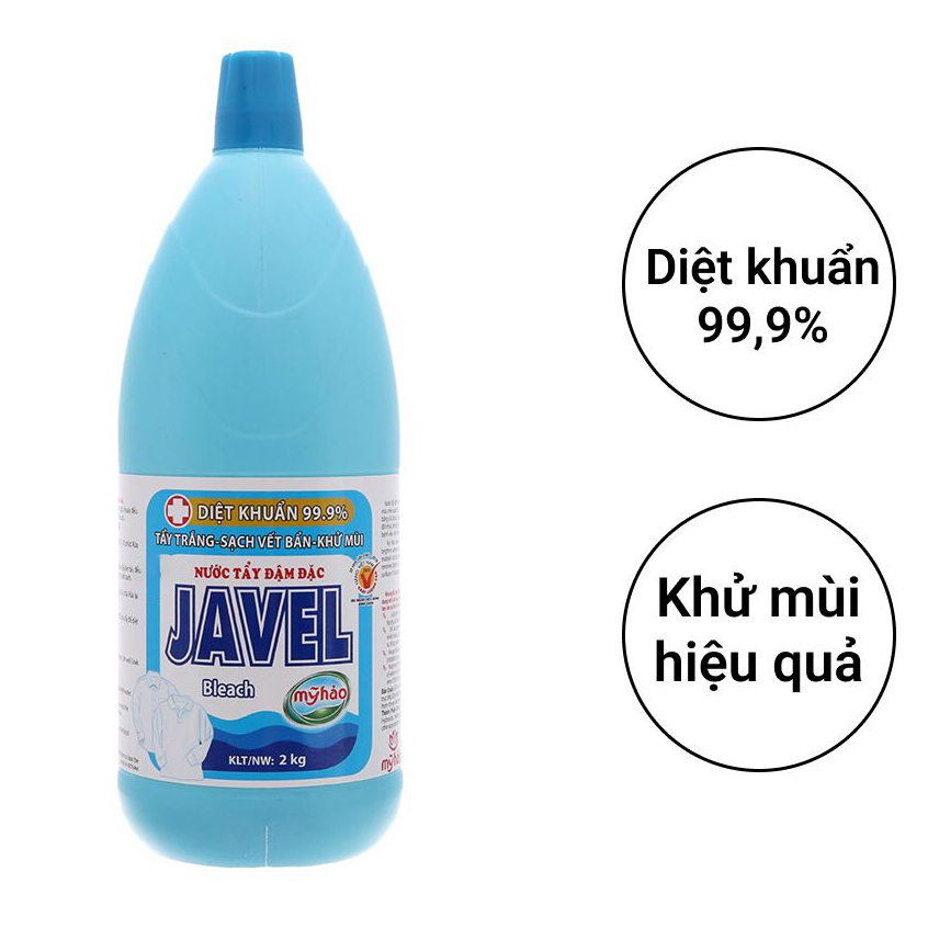 Nước tẩy quần áo Javel Mỹ Hảo 2kg