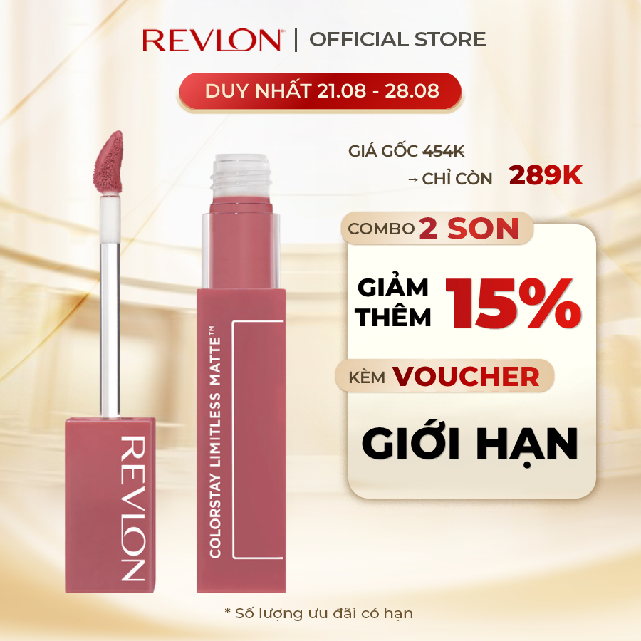 Son Kem Siêu Lì 24H Revlon ColorStay Limitless Matte Liquid Lipstick (5ml)