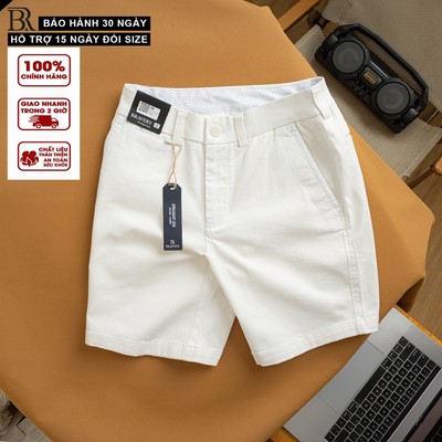 Quần Short Kaki Nam Lưng Thun Fit Mềm Mịn Thoáng Mát Dày Dặn – Bravery