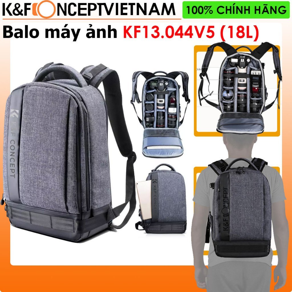 Balo máy ảnh K&F Concept KF13.044 ( 18 lít )