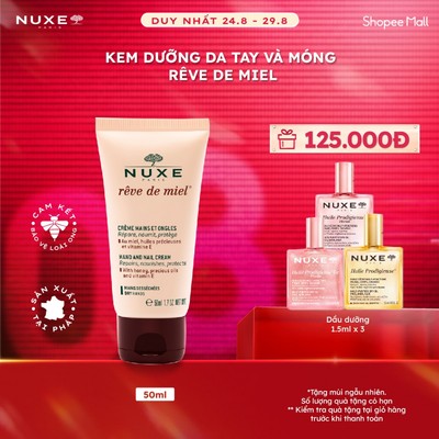 [CHỌN MÀU ĐỂ MUA] Kem dưỡng da tay và móng Nuxe 50ml