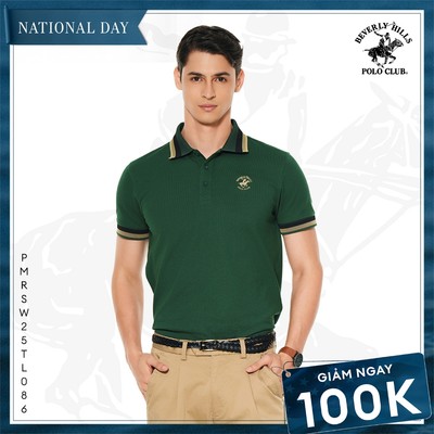 [BÁN CHẠY] Áo Polo Nam Regular Fit Beverly Hills Polo Club - PMRSW25TL086
