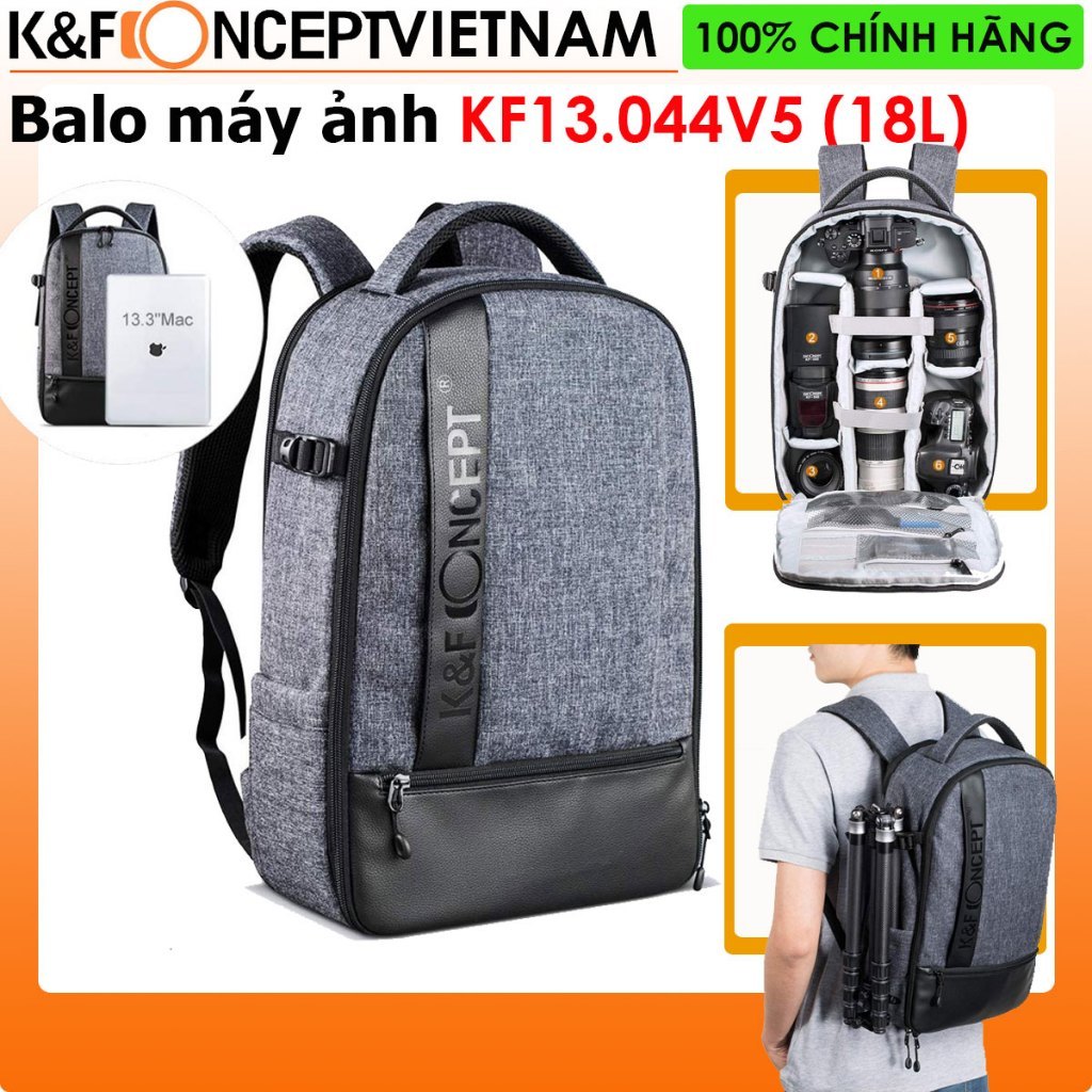 Balo máy ảnh K&F Concept KF13.044V5 (18 lít)