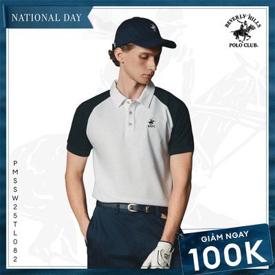 Áo polo Nam Slim Fit Beverly Hills Polo Club - PMSSW25TL082