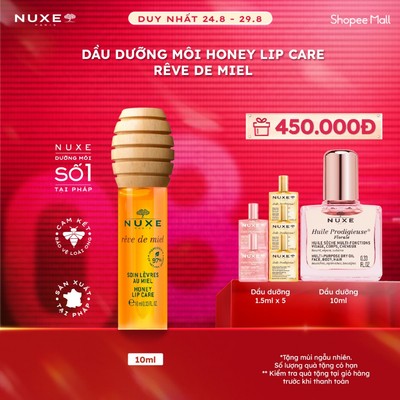 Dầu dưỡng môi Nuxe Rêve de Miel Honey Lip Care 10ml