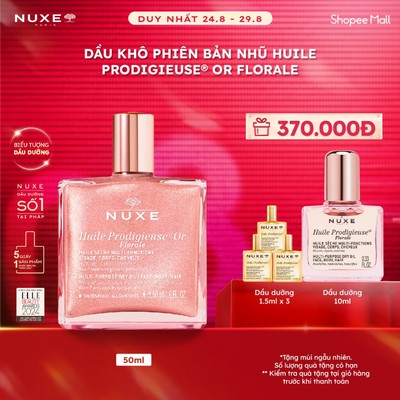 Dầu khô đa năng phiên bản nhũ Nuxe Huile Prodigieuse® Or Florale 50ml