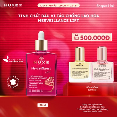 Tinh chất dầu vi tảo chống lão hóa và làm săn chắc da NUXE Merveillance LIFT Firming Activating Oil-serum 30ml
