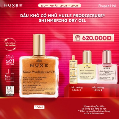 Dầu dưỡng khô đa năng có nhũ Nuxe Huile Prodigieuse Shimmering Dry Oil 100ml