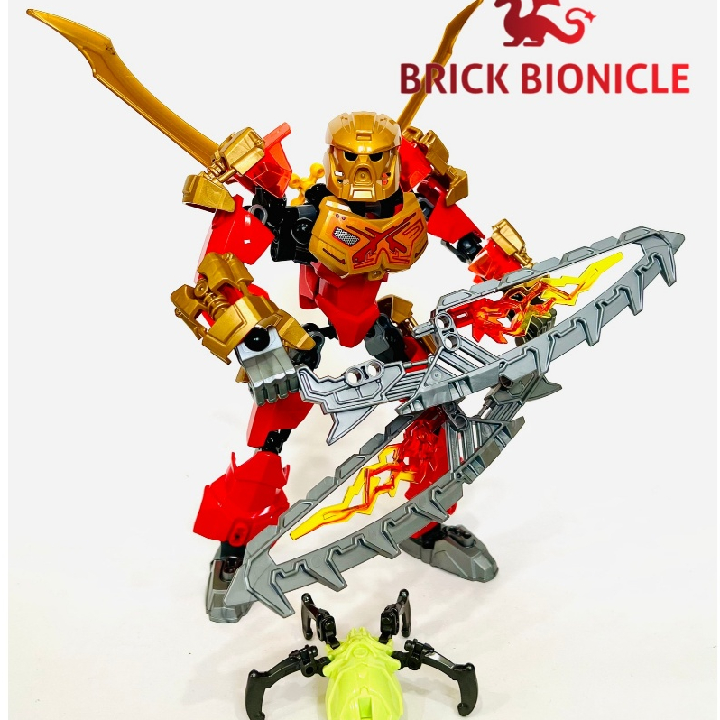 VINTAGE BIONICLE - ĐỒ CHƠI LẮP BIONICLE GEN 2 - 70787 Tahu - Master of Fire no official box