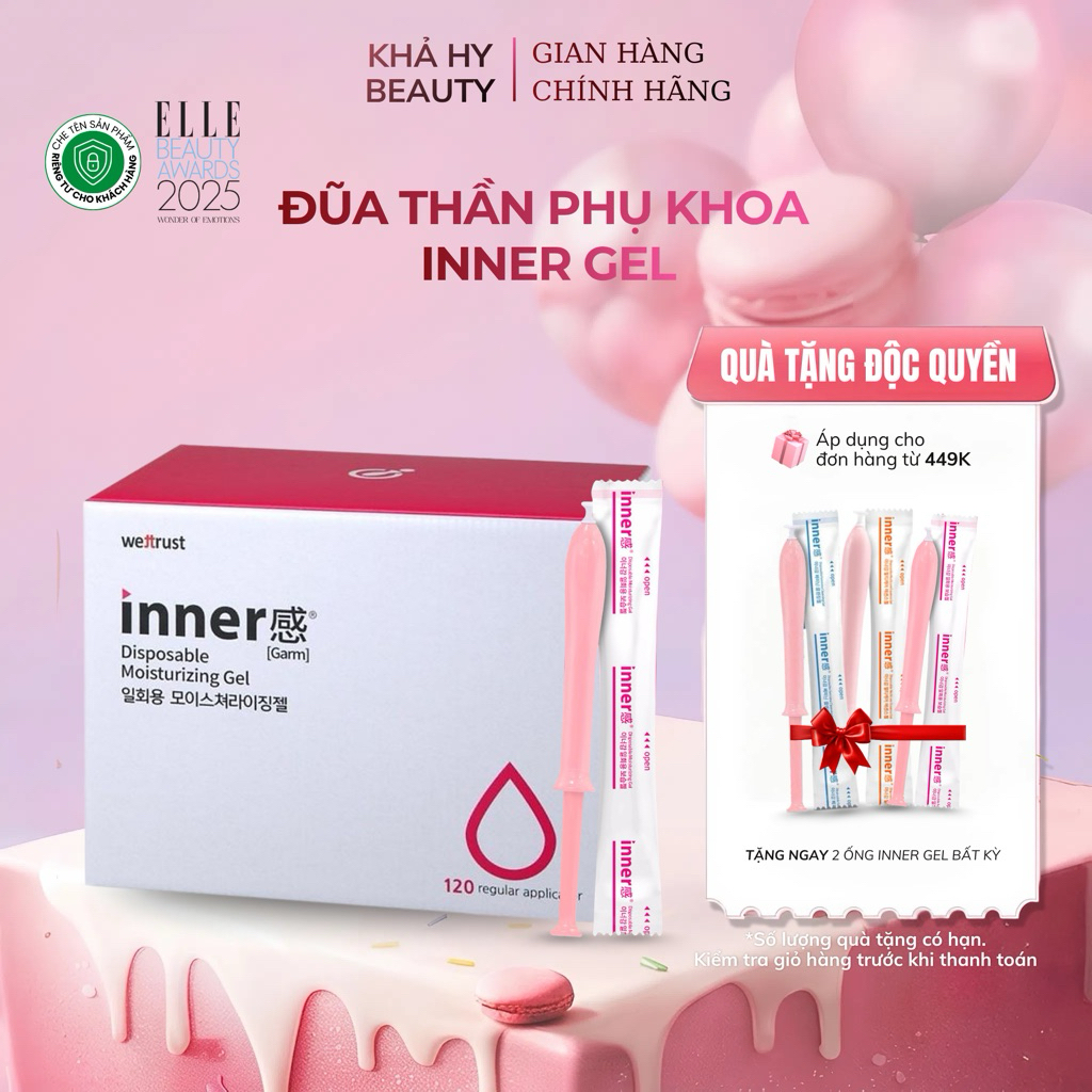 [Chính Hãng] Inner Hồng - Đũa Thần Inner Gel Dưỡng VK WETTRUST INNERGARM Disposable Multicare Essenc