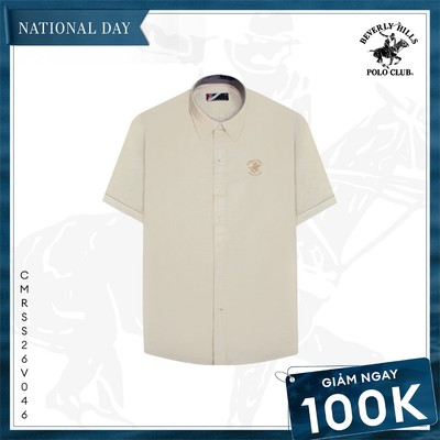 Áo sơ mi ngắn tay ngắn tay Nam Regular Beverly Hills Polo Club - CMRSS26V046