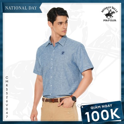 Áo sơ mi ngắn tay ngắn tay Nam Regular Beverly Hills Polo Club - CMRSS26V047