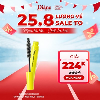 Mascara chuốt tóc giữ nếp mềm mượt tự nhiên tạo kiểu tóc Diane Maegami Stick 10ml