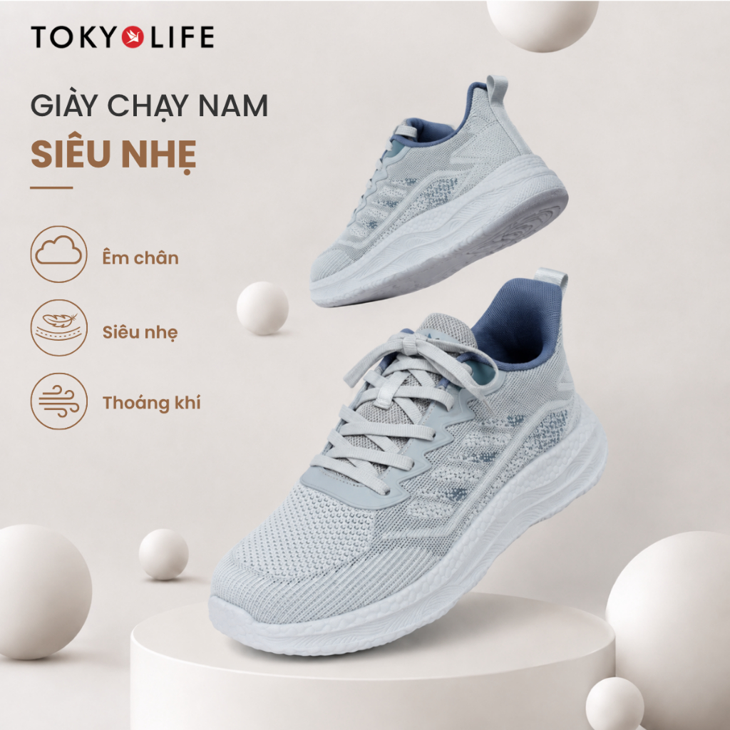 Giày chạy Nam siêu nhẹ TOKYOLIFE 40005782