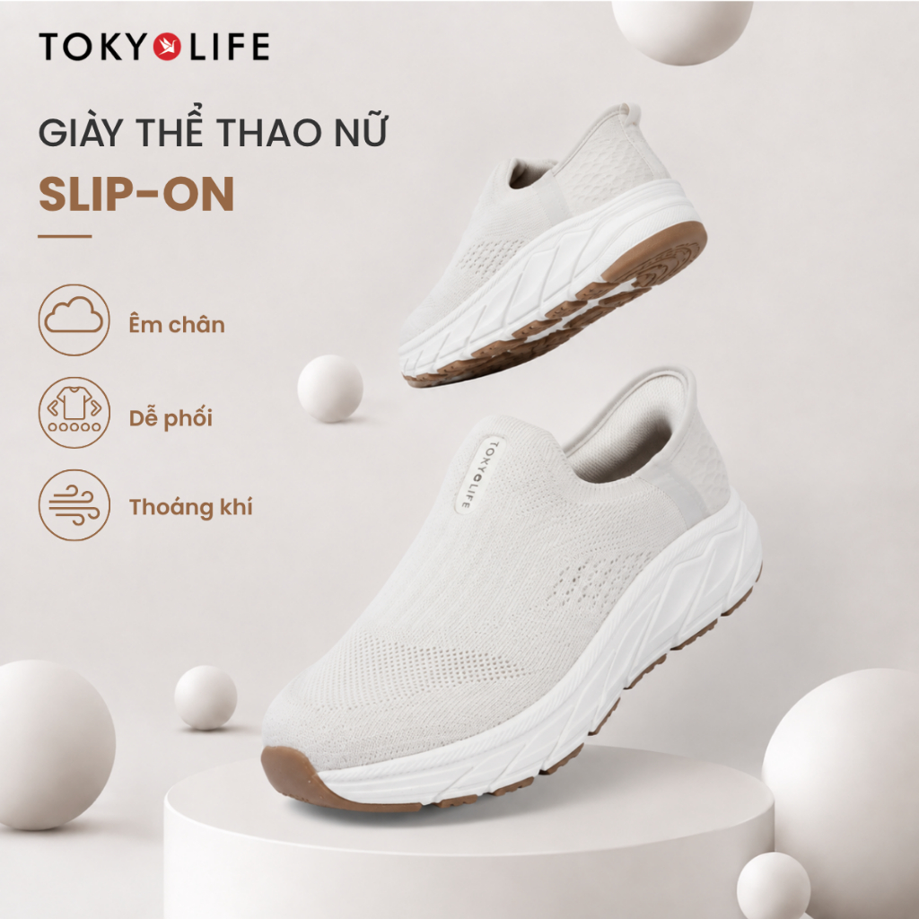Giày thể thao nữ đón gót êm chân TOKYOLIFE 40005783