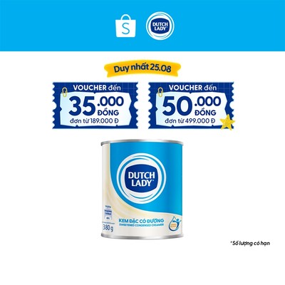 Kem Đặc Có Đường Dutch Lady Lon 380g