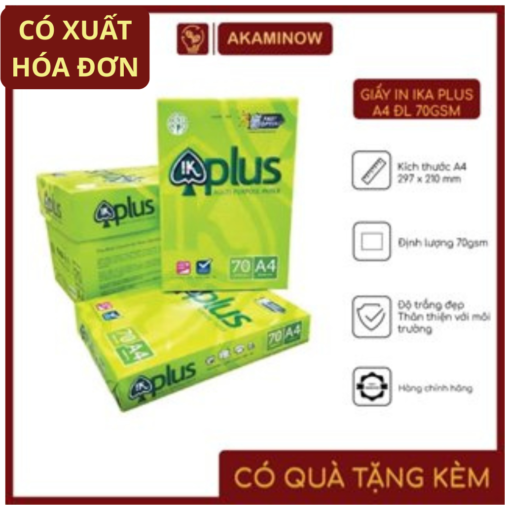 Giấy in A4 IK Plus A4 DL70