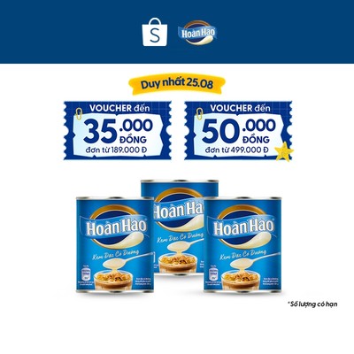 Combo 3 Lon Kem Đặc Có Đường Hoàn Hảo 380g/lon