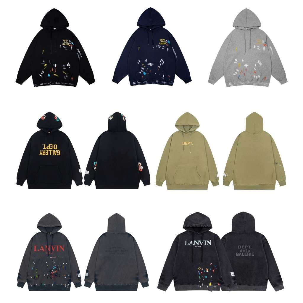 Áo Hoodie Gallery Dept NMW Nam Nữ Form Rộng Chất Cotton Cao Cấp Mềm Mại Có Mũ Không Xù