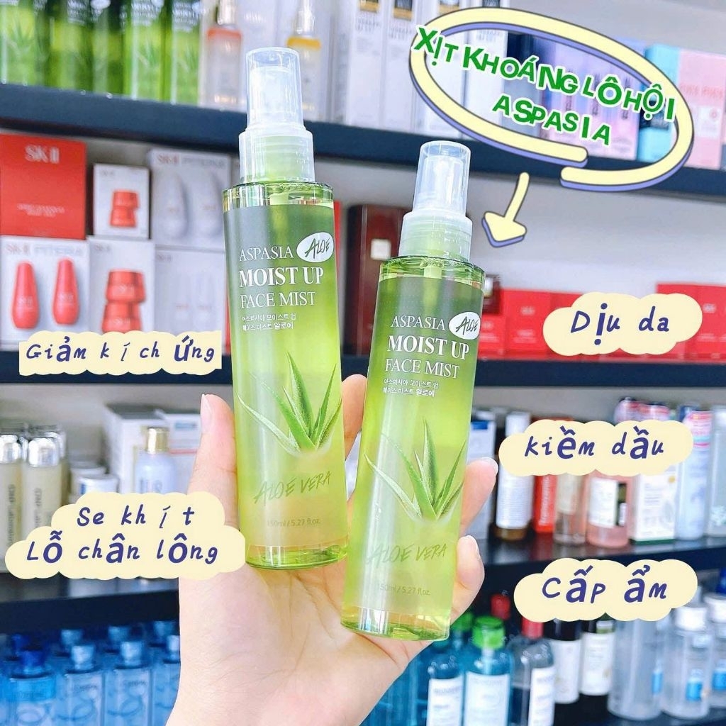 Xịt khoáng lô hội ASPASIA