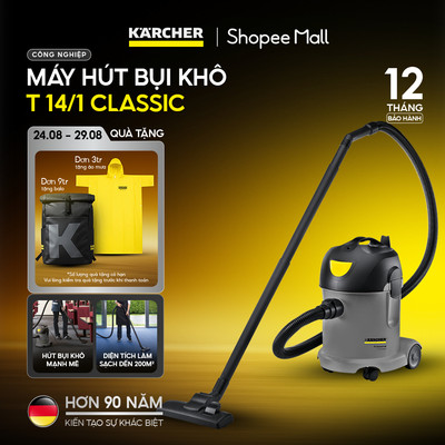 Máy hút bụi khô công nghiệp Karcher T 14/1 Classic