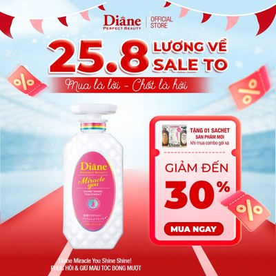 Dầu xả giữ màu tóc phục hồi sáng bóng cho tóc nhuộm tóc tẩy Miracle You Shine Shine 450ml