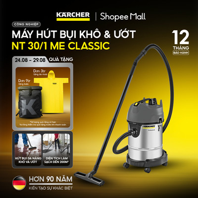 Máy hút bụi khô và ướt công nghiệp Karcher NT 30/1 Classic
