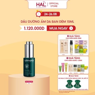 Dầu Dưỡng Ẩm Da Ban Đêm Almora Botanica Nourishing Night Face Oil 15ml | HAL de Beaute
