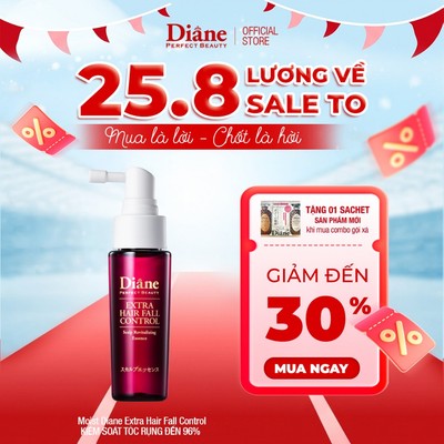 Serum ngăn ngừa rụng tóc đến 96% Moist Diane Extra Hair Fall Control Scalp Revitalizing Essence