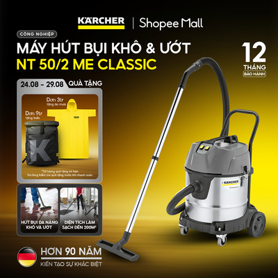 Máy hút bụi khô và ướt công nghiệp Karcher NT 50/2 Classic
