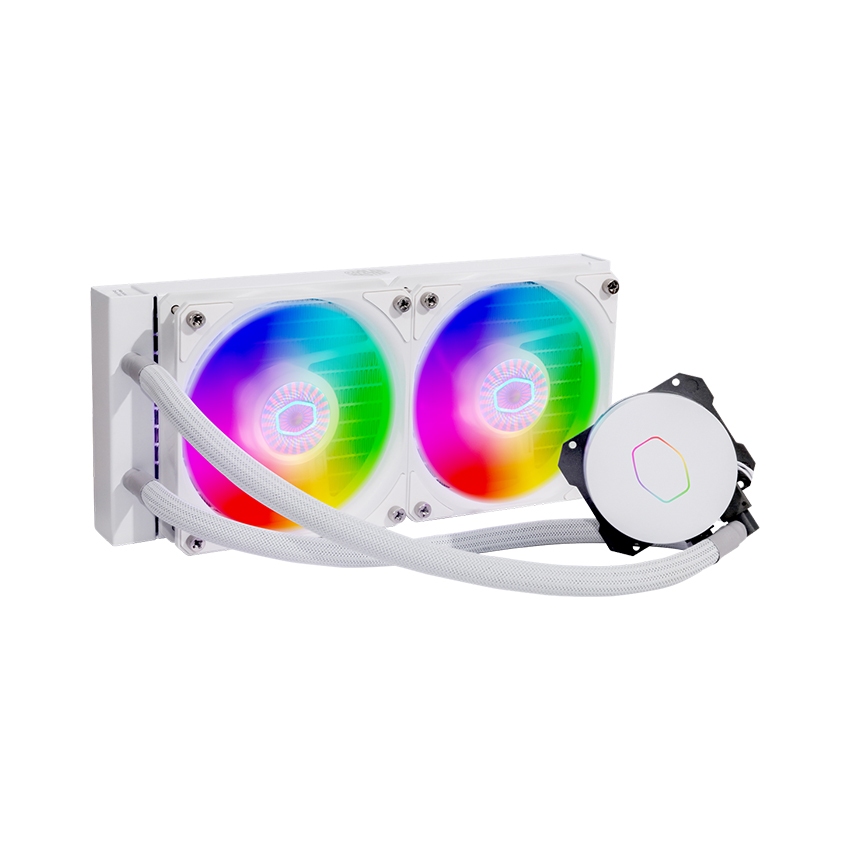 Tản Nhiệt Nước Cooler Master MasterLiquid ML240L ARGB V2 White New Pump 240mm – AIO CPU Cooler Màu T
