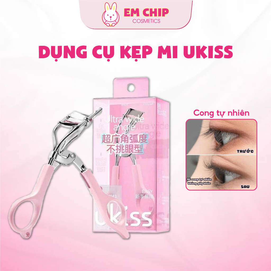 Dụng cụ kẹp mi Ukiss bấm cong mi tự nhiên