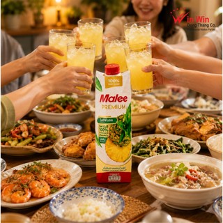 Nước Ép Hỗn Hợp Dứa Và Lê Malee Premium 1L - Nhập Khẩu Thái Lan