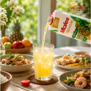 Nước Ép Hỗn Hợp Dứa Và Lê Malee Premium 1L - Nhập Khẩu Thái Lan